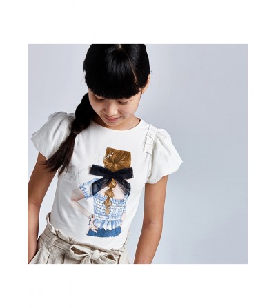 Camiseta manga corta niña...