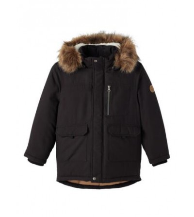 NKMMACE PARKA NAME IT NEGRO