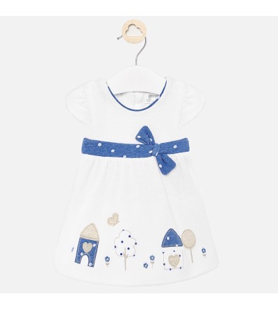 VESTIDO DIBUJOS LAZO BEBE